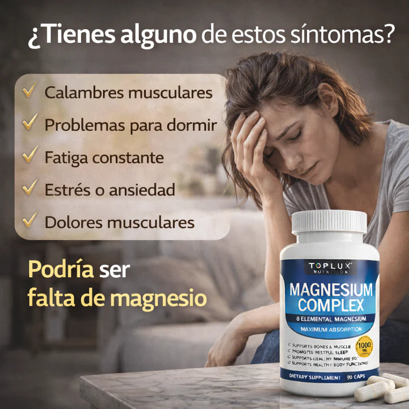 Compra 2 Magnesium Complex y obtén 1 GRATIS 🎁